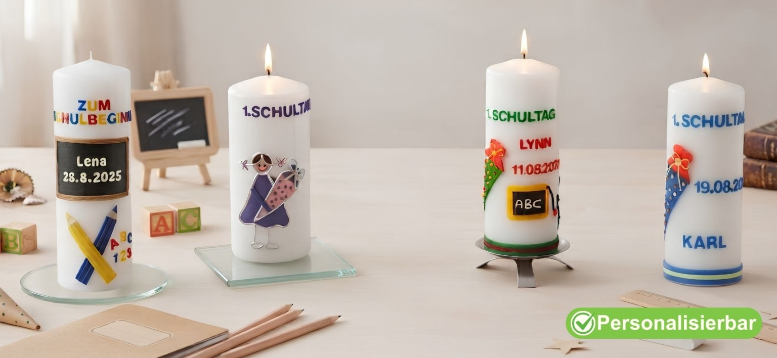 Einschulungskerzen