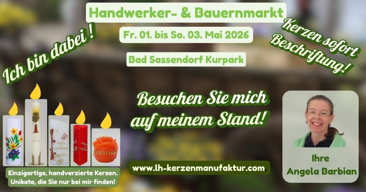Handwerker und Bauernmarkt im Kurpark Bad Sassendorf 2026 Handwerker und Bauernmarkt im Kurpark Bad Sassendorf 2026