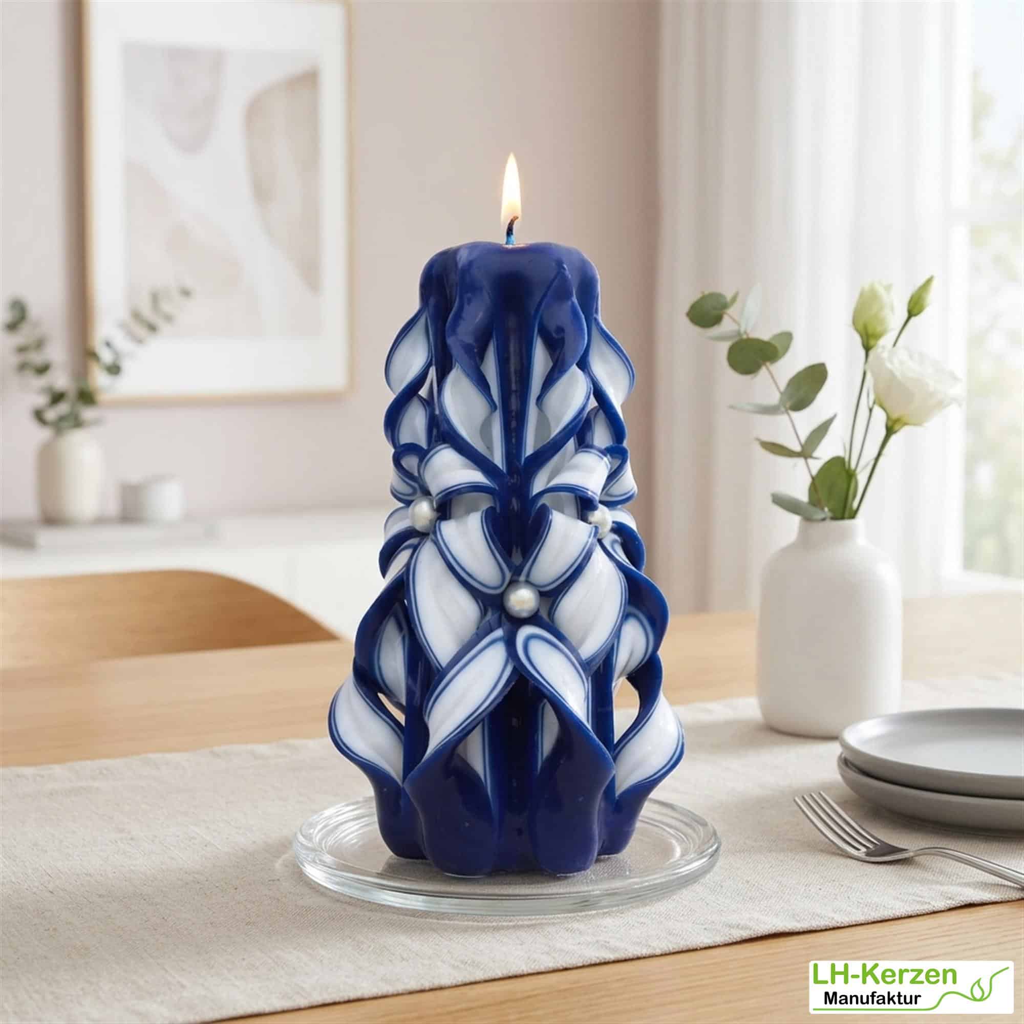 Freyr's Glimmerling – Magische geschnitzte Kerze, ideal für festliche Anlässe und besondere Momente