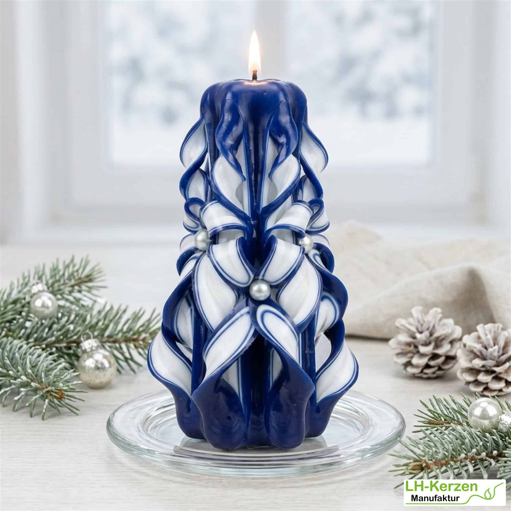 Freyr's Glimmerling – Magische geschnitzte Kerze, ideal für festliche Anlässe und besondere Momente